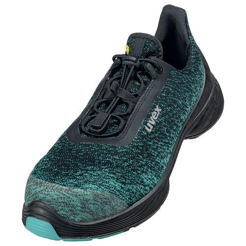 uvex 1 G2 Halbschuhe S1P 68242 schwarz, grün, blau Weite 11