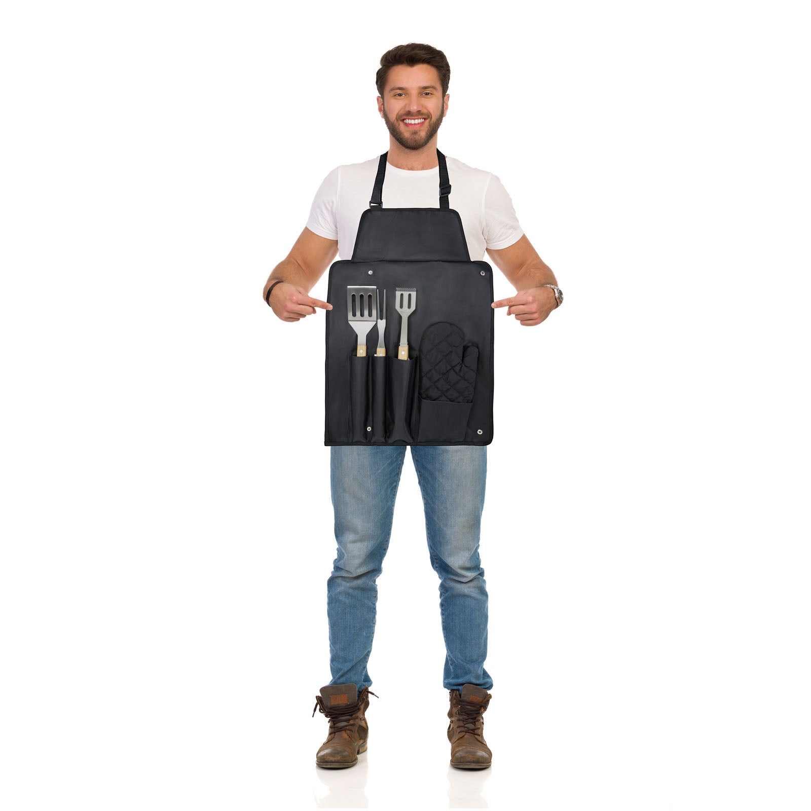 Gril 5-teiliges Grillset und Handschuh 