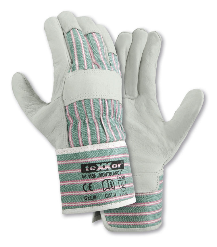 teXXor® Rindvollleder-Handschuhe MONTBLANC I, 12Paar