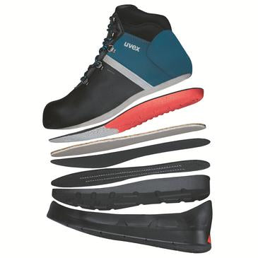 uvex 3 asphaltpro Stiefel S3 65591 , (6559)