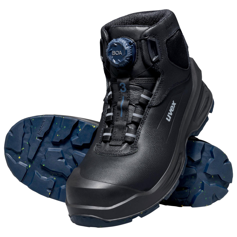 uvex 3 MACSOLE® BOA Sicherheitschuh S3S - MR NLF