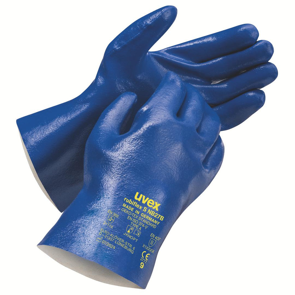 Schutzhandschuh uvex rubiflex S NB27B 60271 10 Paar