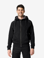FHB original, JÖRG Sweater-Jacke mit Kapuze und Webpelz