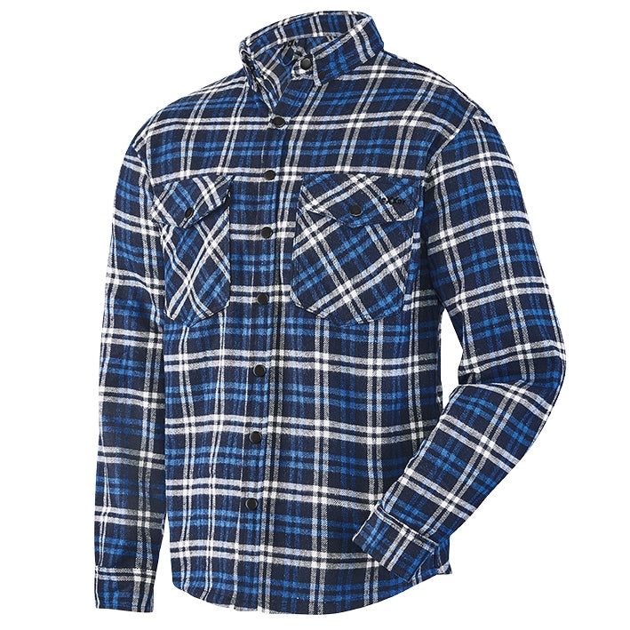 teXXor® Arbeitshemd SEATON blau/weiß