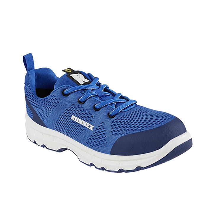 RUNNEX® S1 ESD-Sicherheitshalbschuhe FlexStar blau weiß