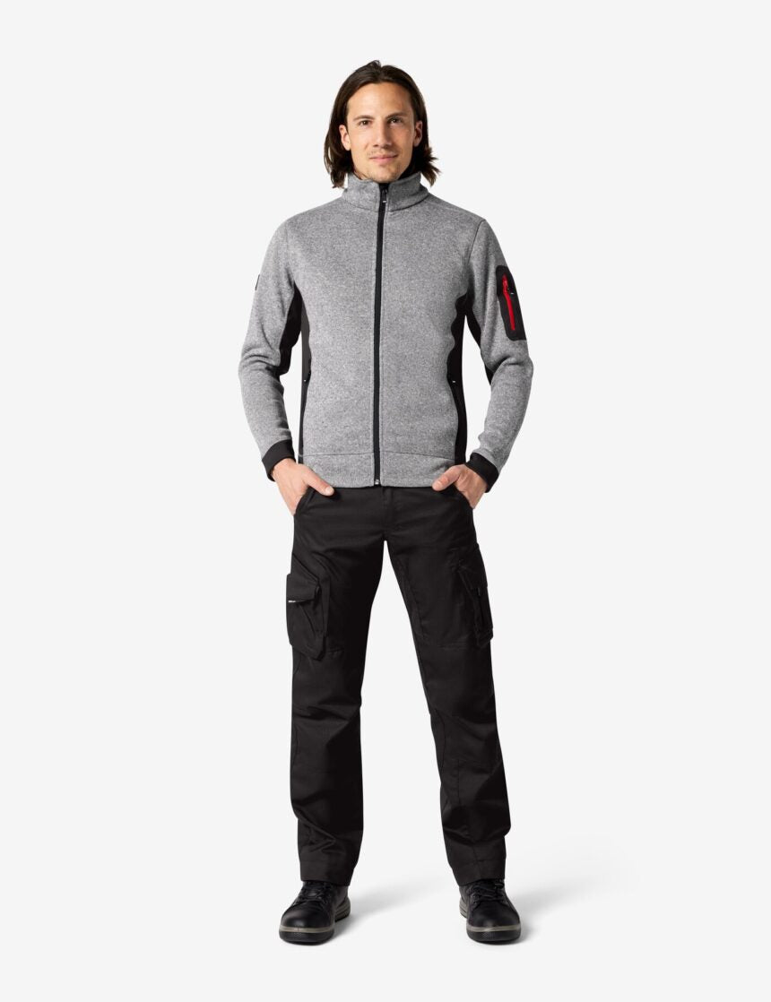 FHB original, CHRISTOPH Strick-Fleece-Jacke Herren