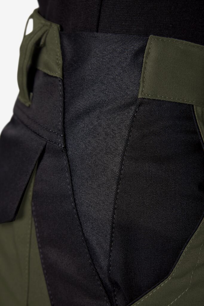 FHB FLORIAN Arbeitshose oliv / schwarz MR-NLF