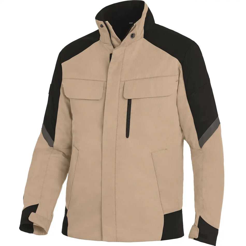 FHB FRANK Arbeitsjacke, beige-schwarz