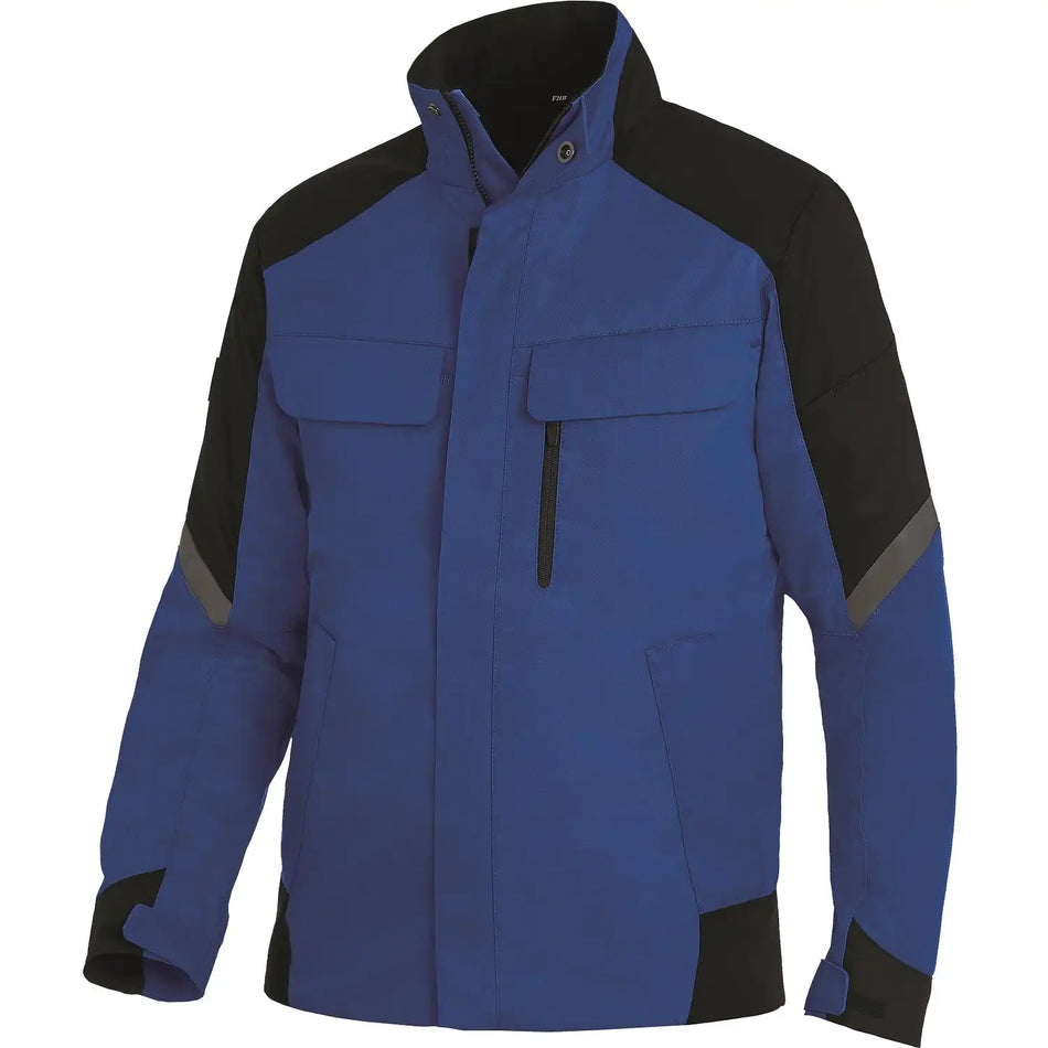 FHB FRANK Arbeitsjacke, royalblau-schwarz