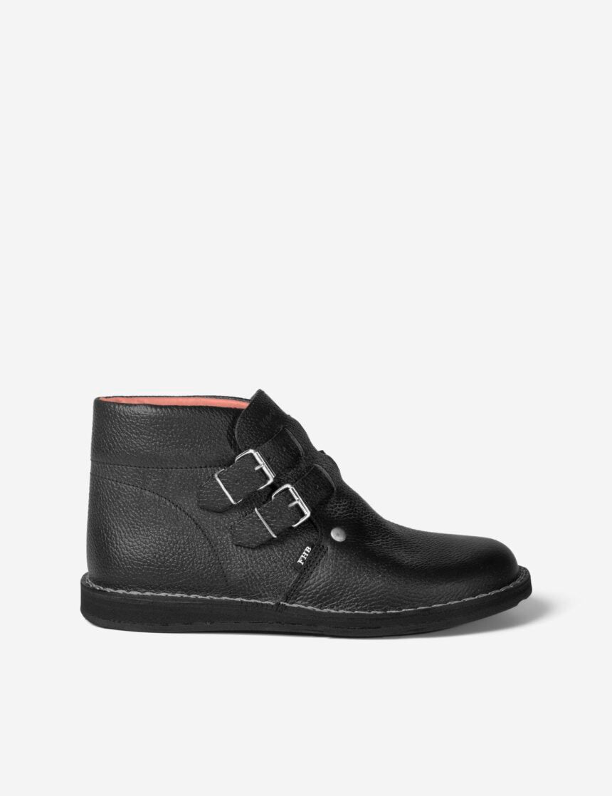 FHB original, OSKAR Dachdeckerstiefel Autoreifensohle Doppelschnalle