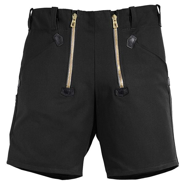 FHB WIM Zunft-Shorts Rips-Moleskin schwarz