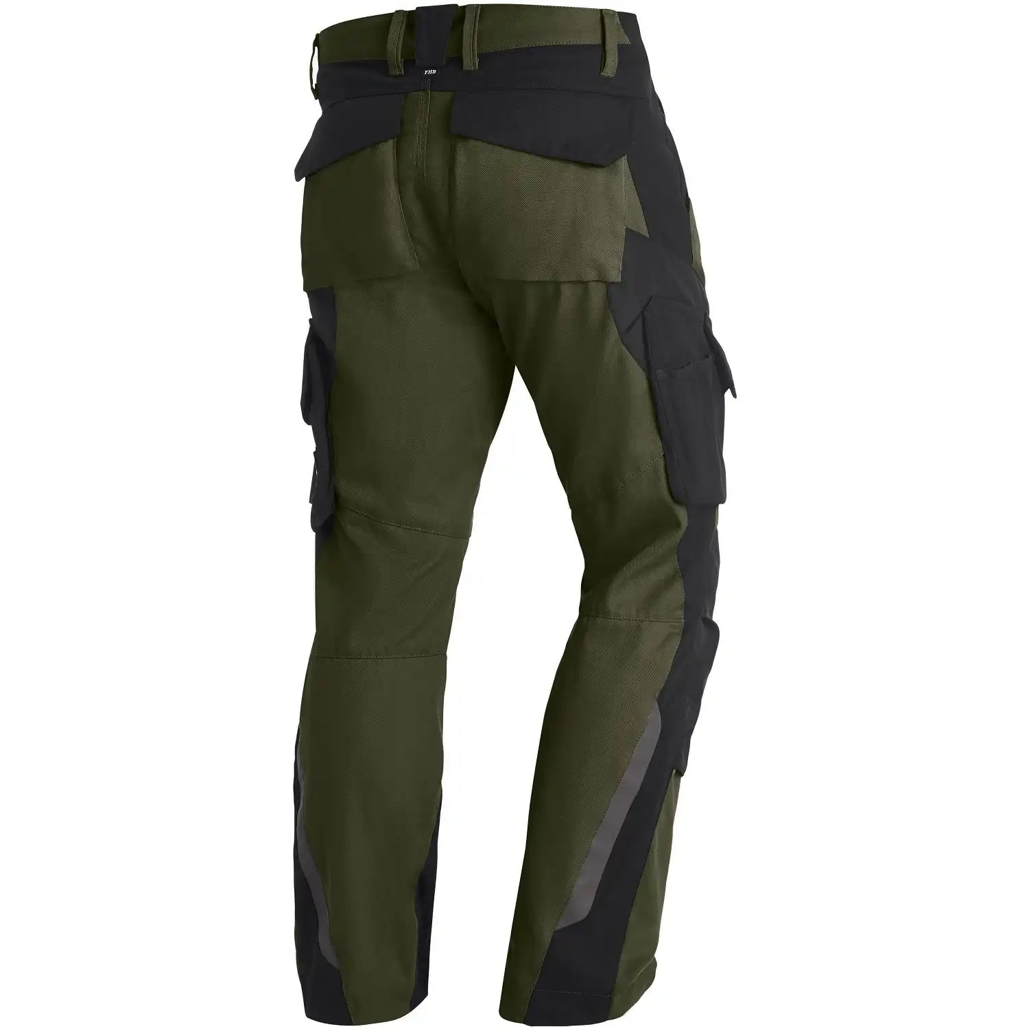 FHB FLORIAN Arbeitshose oliv / schwarz MR-NLF