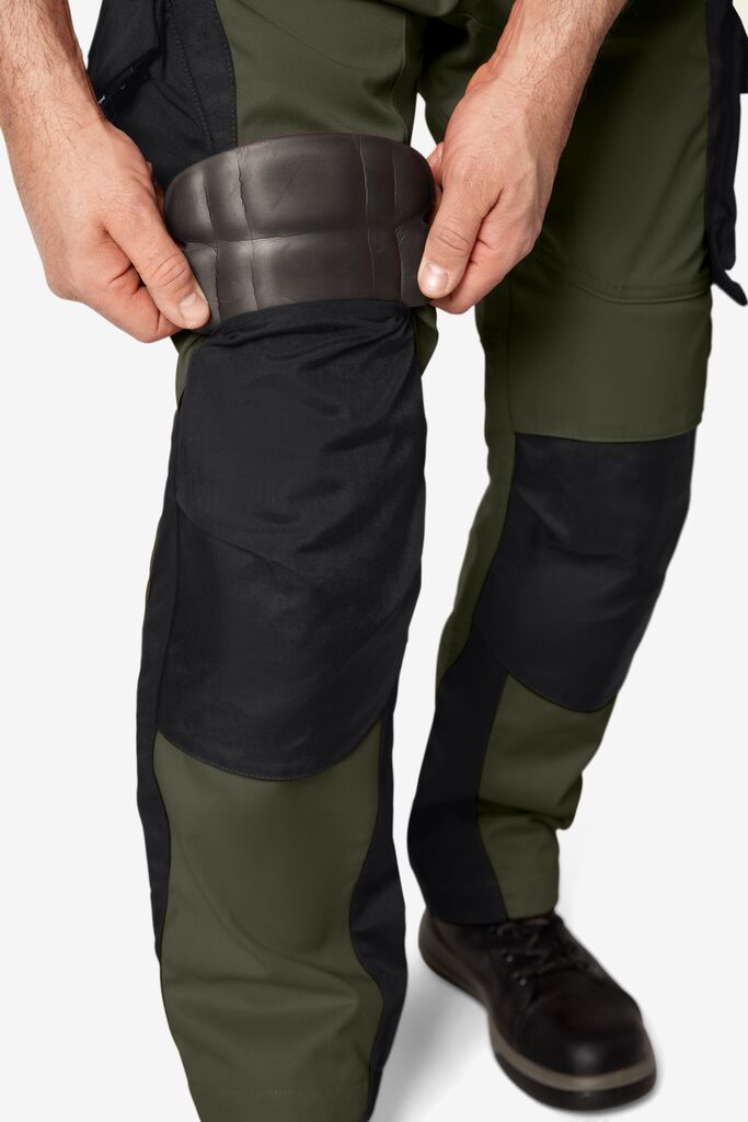 FHB FLORIAN Arbeitshose oliv / schwarz MR-NLF