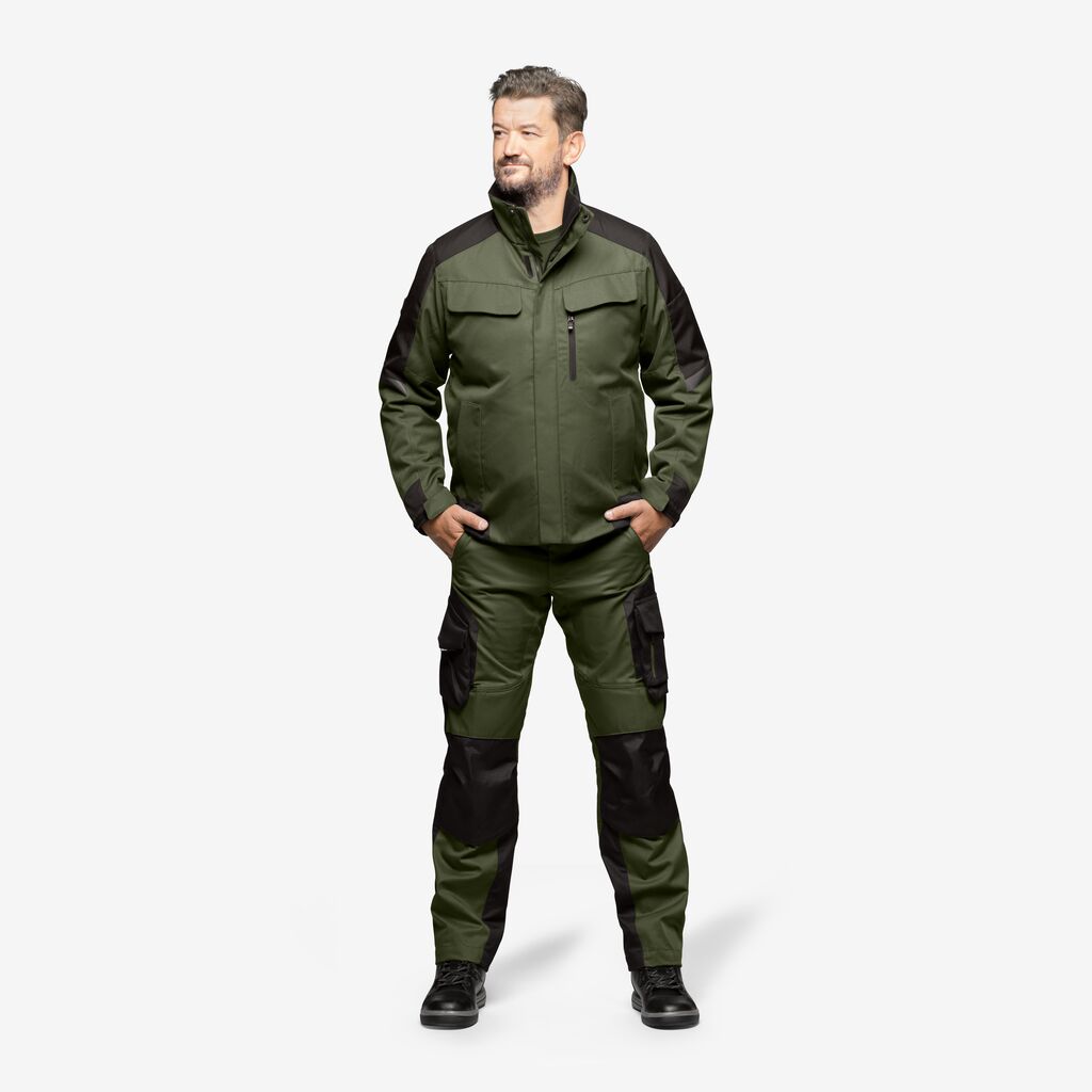 FHB FLORIAN Arbeitshose oliv / schwarz MR-NLF