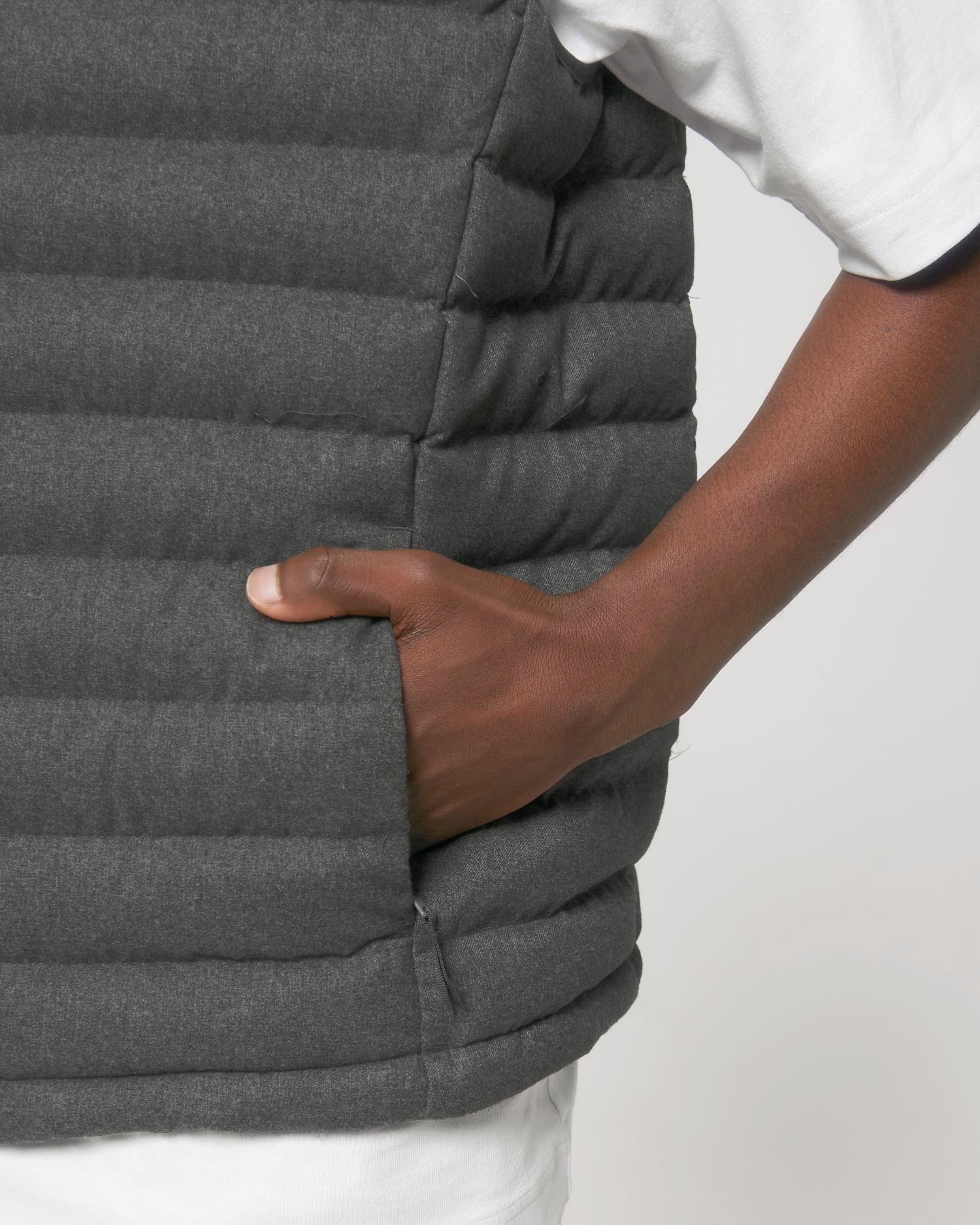 Deep Metal Heather Grey | STJM898 Studio Detail SFD0
