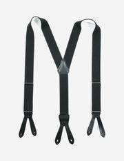 FHB original, BODO Hosenträger Leder-Knopfpatte