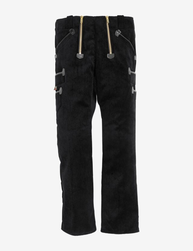 FHB original, EGON Zunfthose Trenkercord Dreidraht m. Echtleder