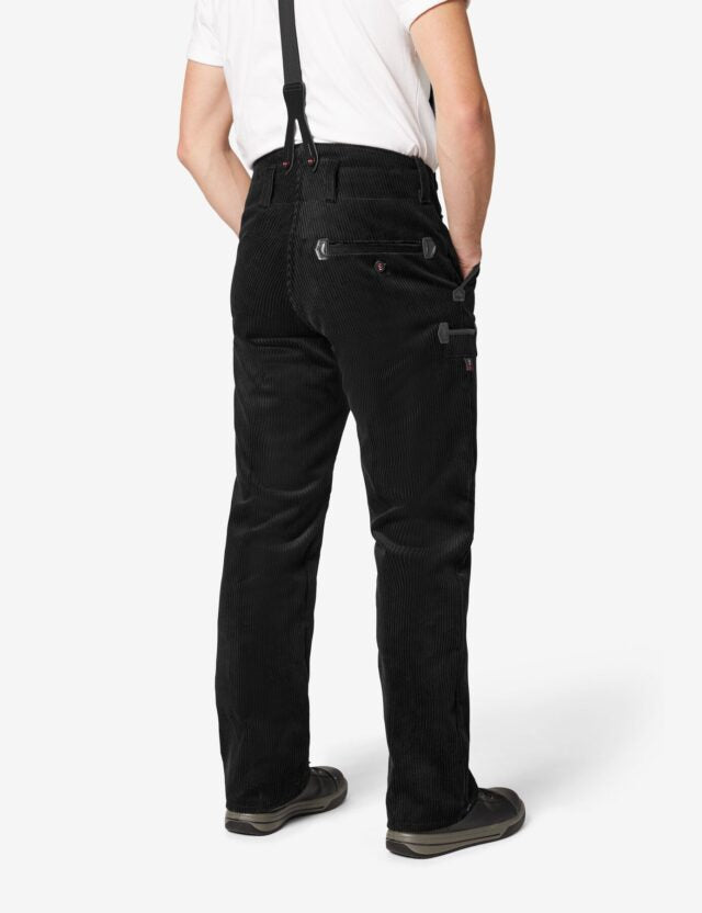 FHB original, BODO Hosenträger Leder-Knopfpatte