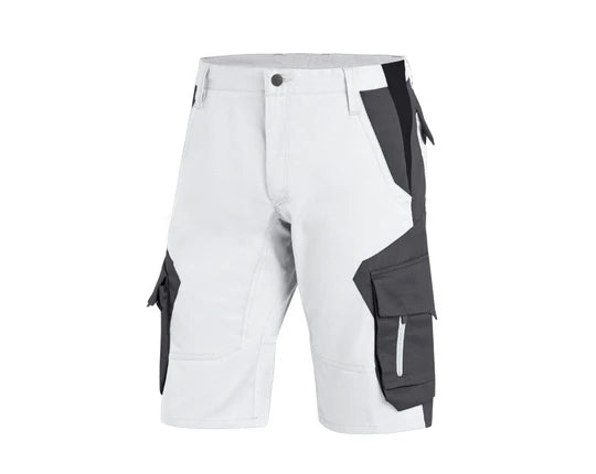 FHB WULF Bermuda, weiß-anthrazit