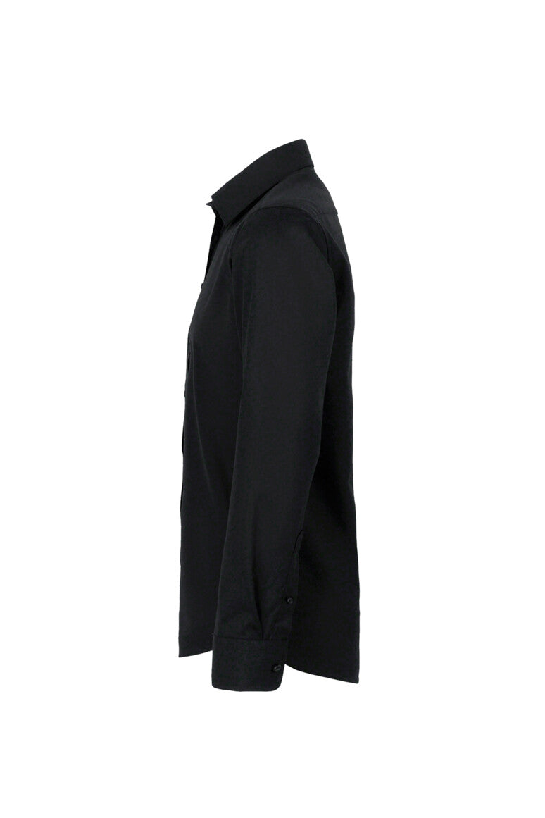 HAKRO Hemd Business Comfort - schwarz