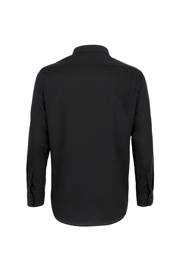 HAKRO Hemd Business Comfort - schwarz