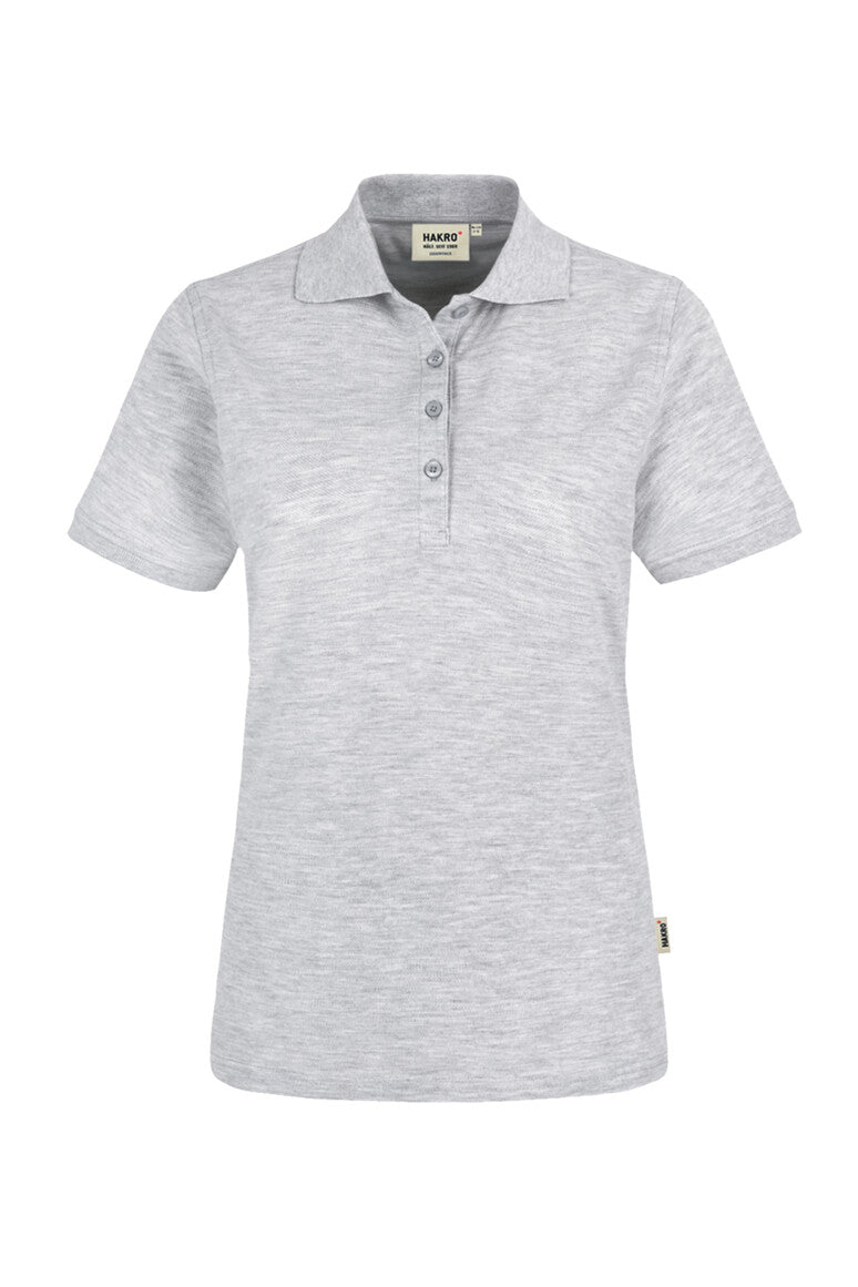 HAKRO Damen Poloshirt Classic - ash meliert