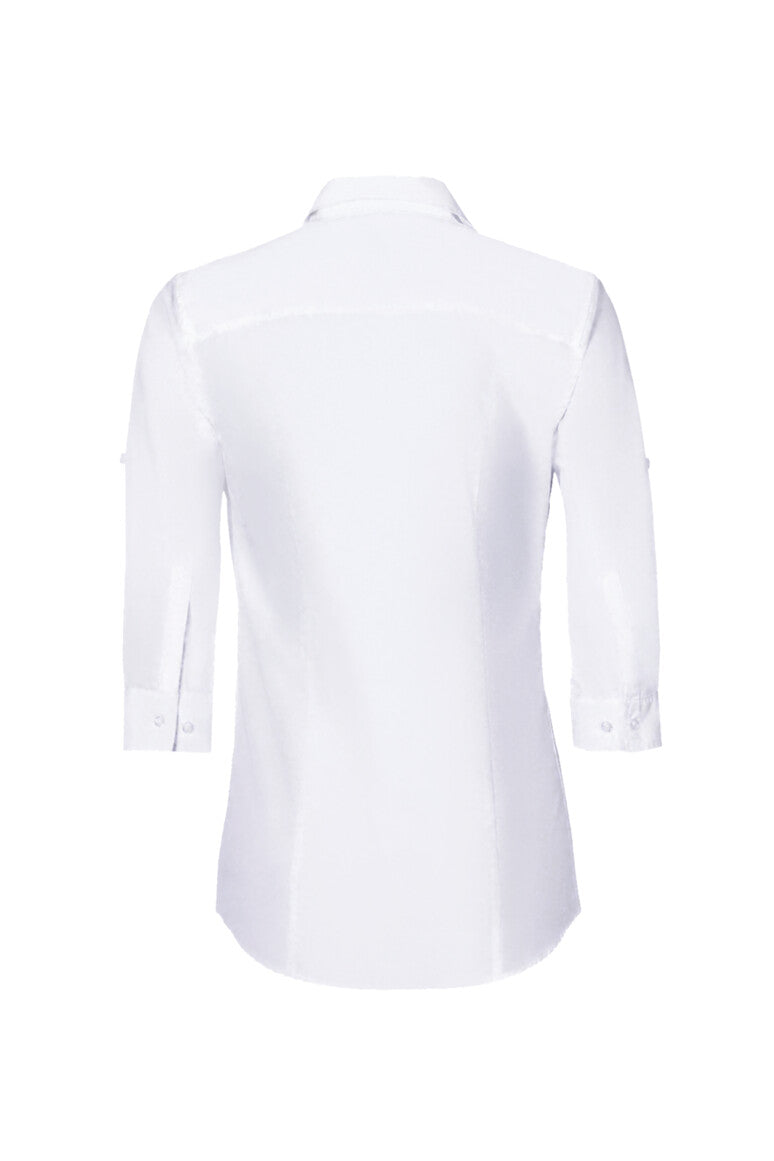 HAKRO 3/4-Arm-Vario Bluse MIKRALINAR® - weiß