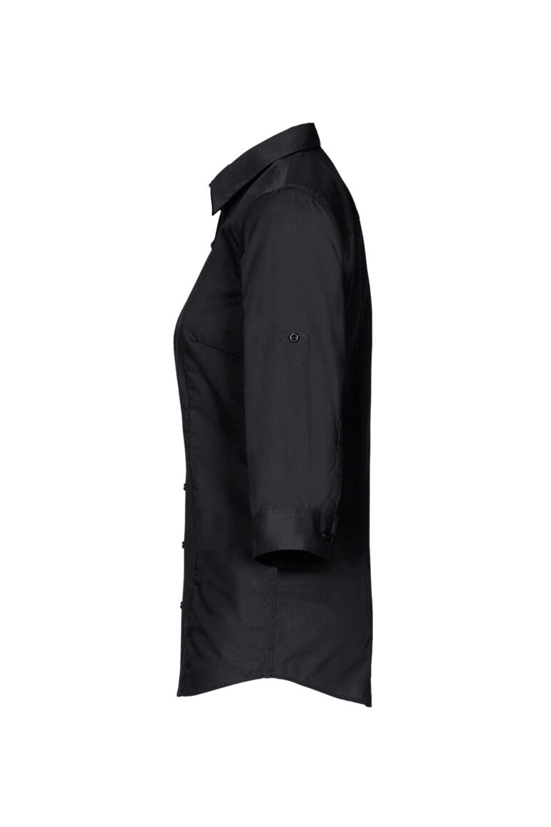 HAKRO 3/4-Arm-Vario Bluse MIKRALINAR® - schwarz