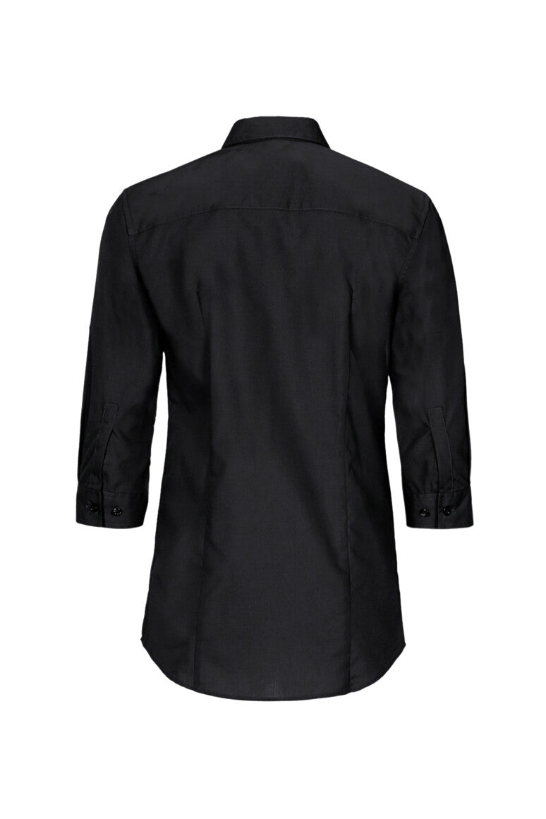 HAKRO 3/4-Arm-Vario Bluse MIKRALINAR® - schwarz