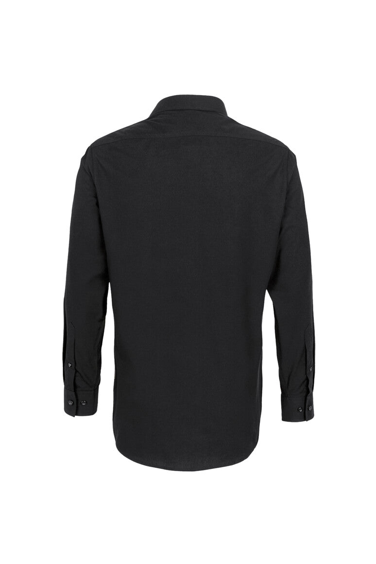 HAKRO Hemd MIKRALINAR® Comfort - schwarz