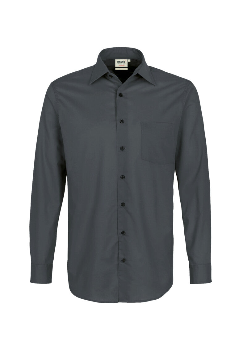 HAKRO Hemd MIKRALINAR® Comfort - anthrazit