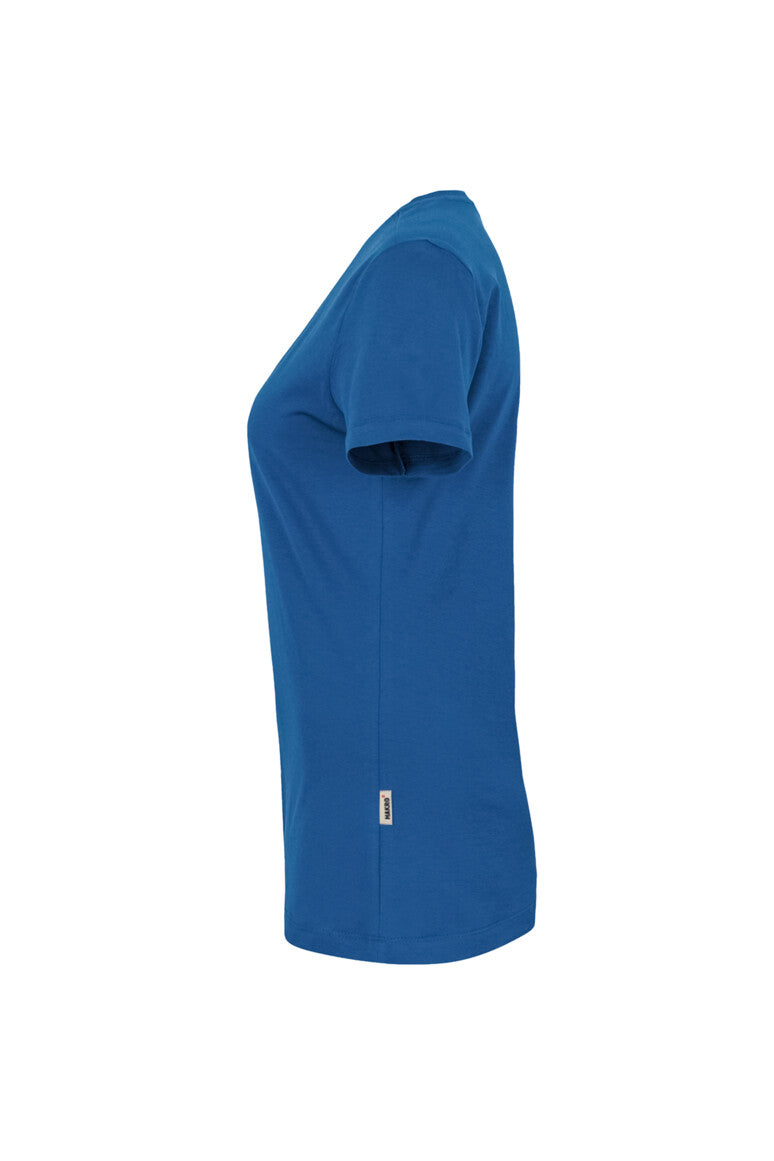 HAKRO Damen V-Shirt Classic - royalblau
