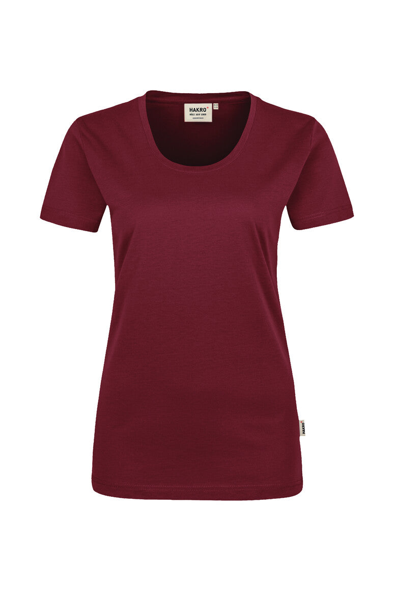 HAKRO Damen T-Shirt Classic - weinrot
