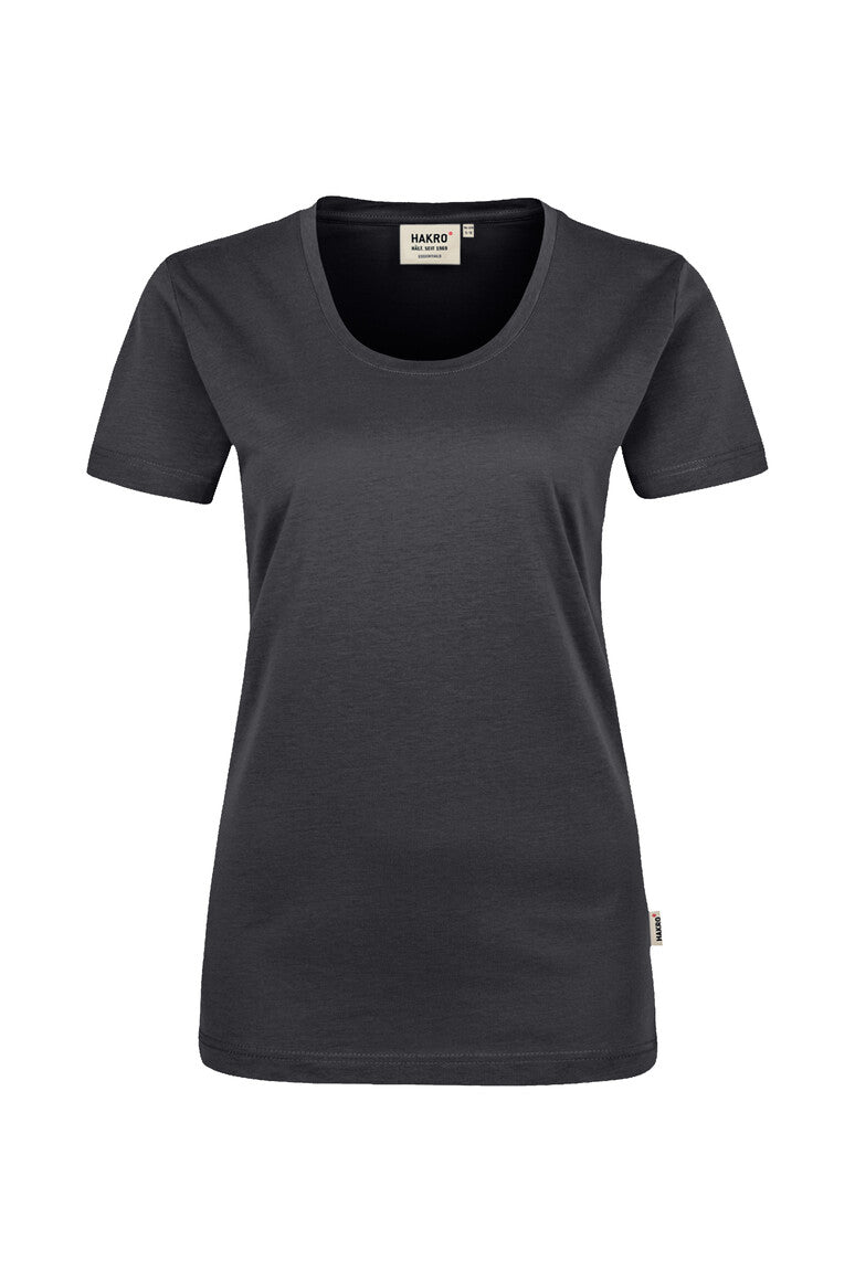 HAKRO Damen T-Shirt Classic - karbongrau