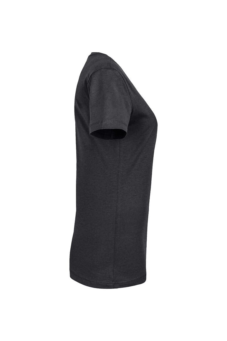 HAKRO Damen T-Shirt Classic - karbongrau