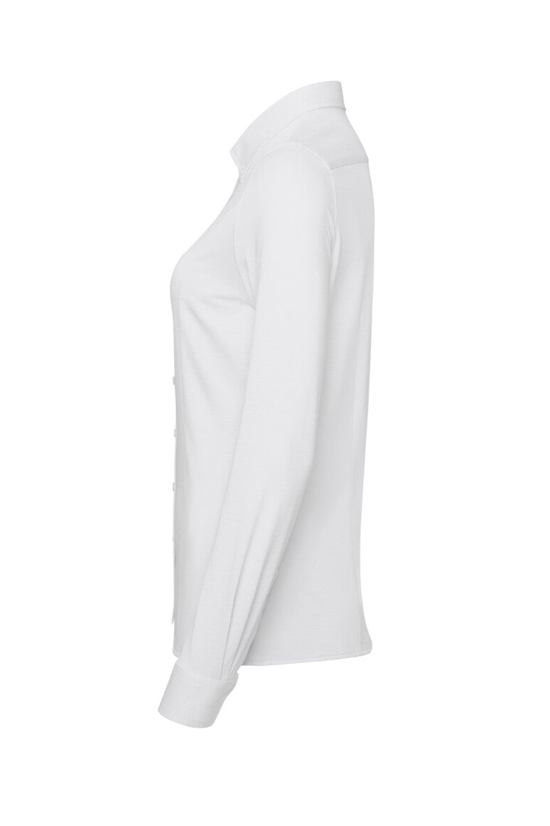 HAKRO Bluse Natural Stretch - weiß