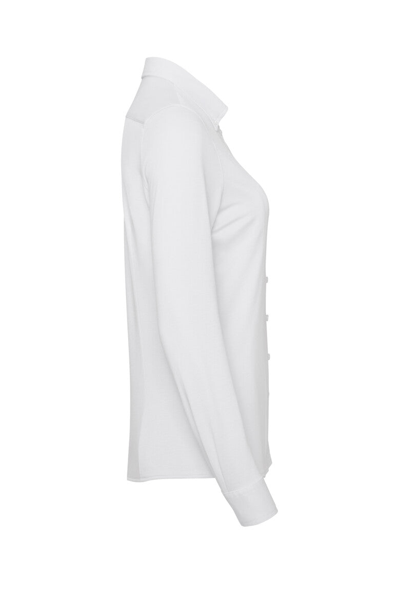 HAKRO Bluse Natural Stretch - weiß