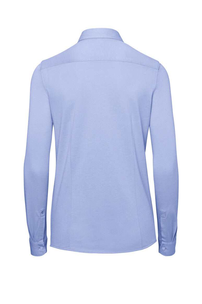 HAKRO Bluse Natural Stretch - ozeanblau