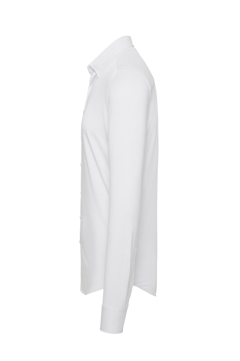 HAKRO Hemd Natural Stretch Regular - weiß