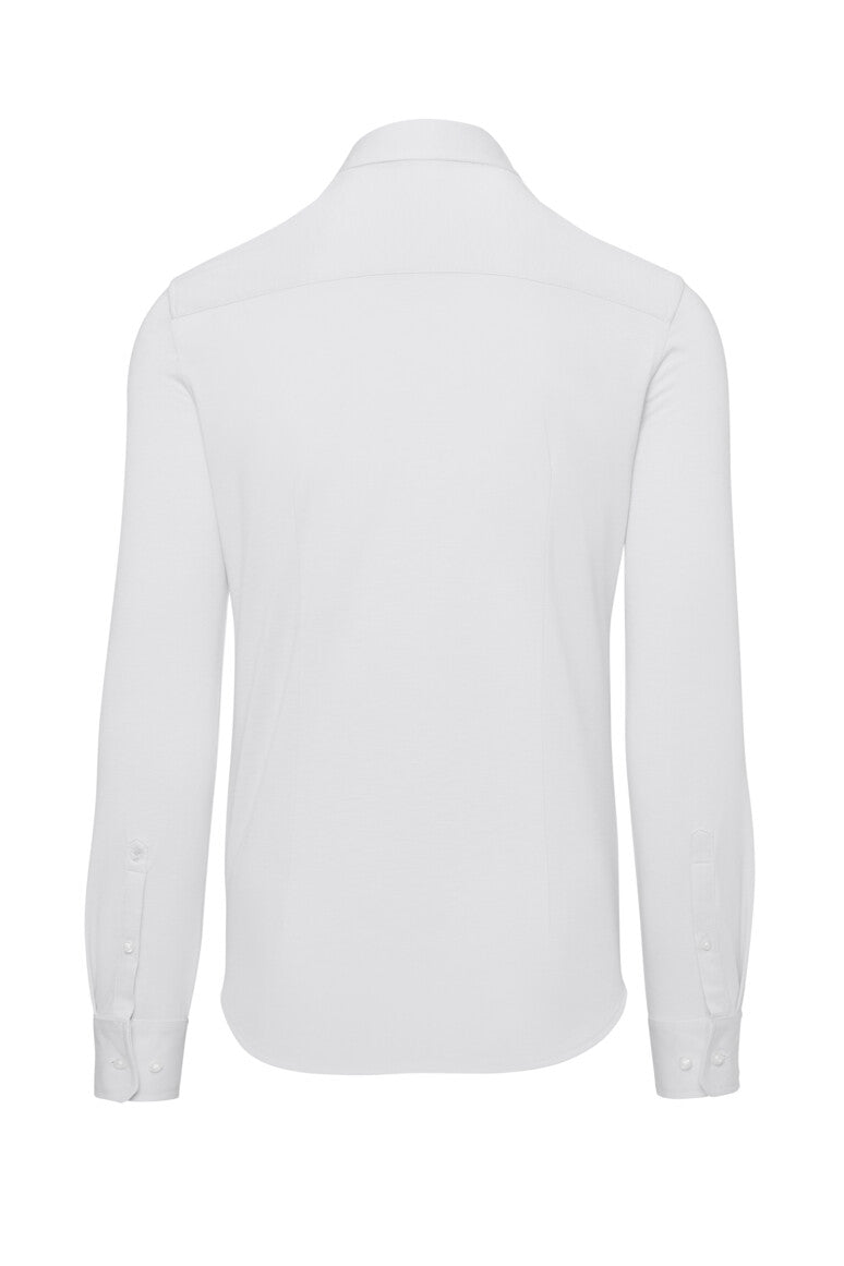 HAKRO Hemd Natural Stretch Regular - weiß