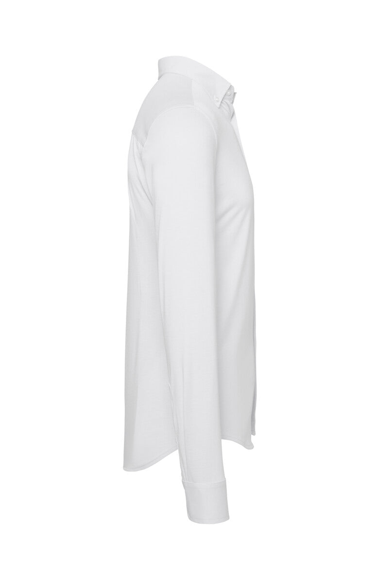 HAKRO Hemd Natural Stretch Regular - weiß