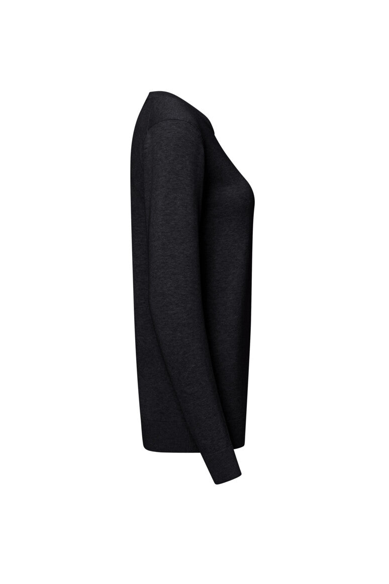 HAKRO Damen Pullover Premium-Baumwolle - schwarz