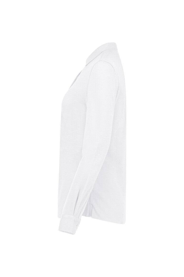 HAKRO COTTON TEC® Bluse - weiß