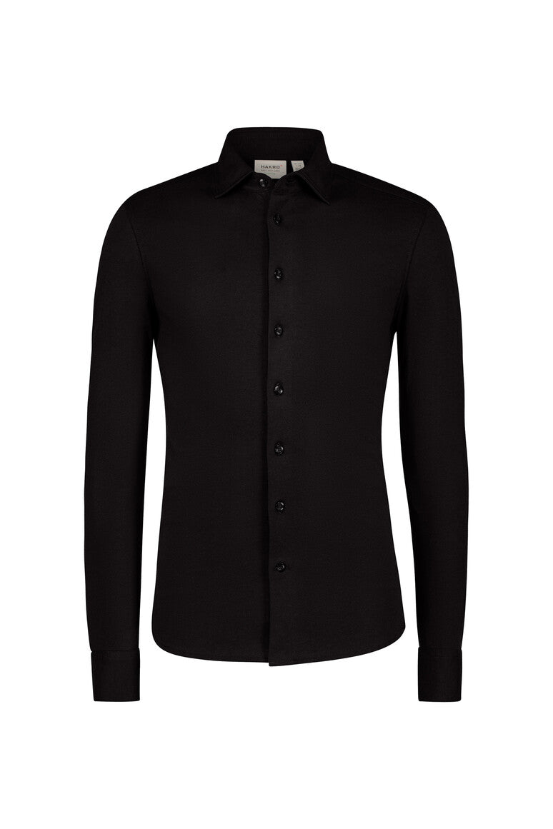 HAKRO COTTON TEC® Hemd - schwarz