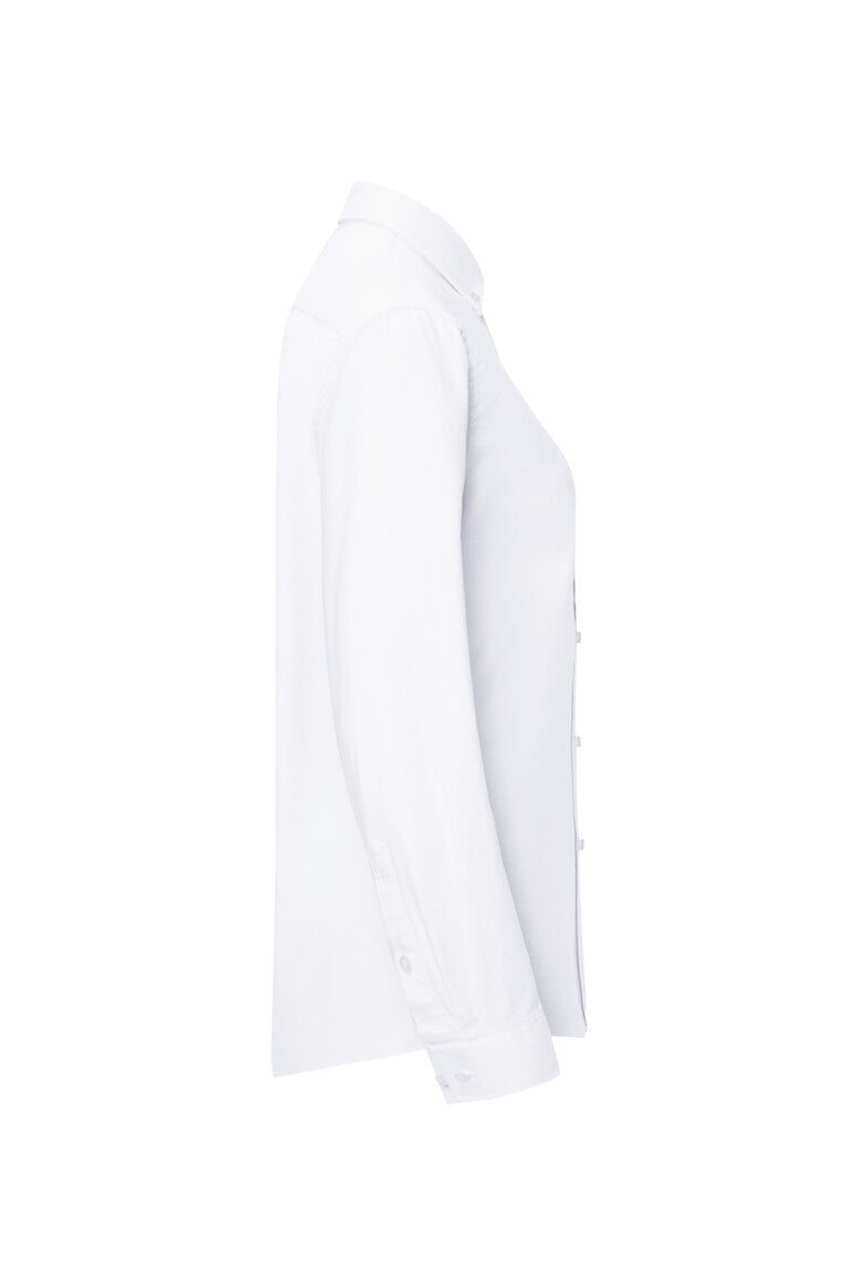 HAKRO Oxford Bluse - weiß