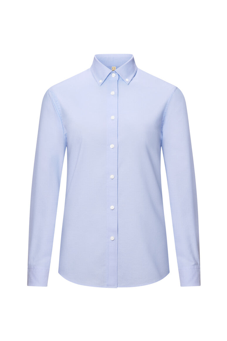 HAKRO Oxford Bluse - himmelblau