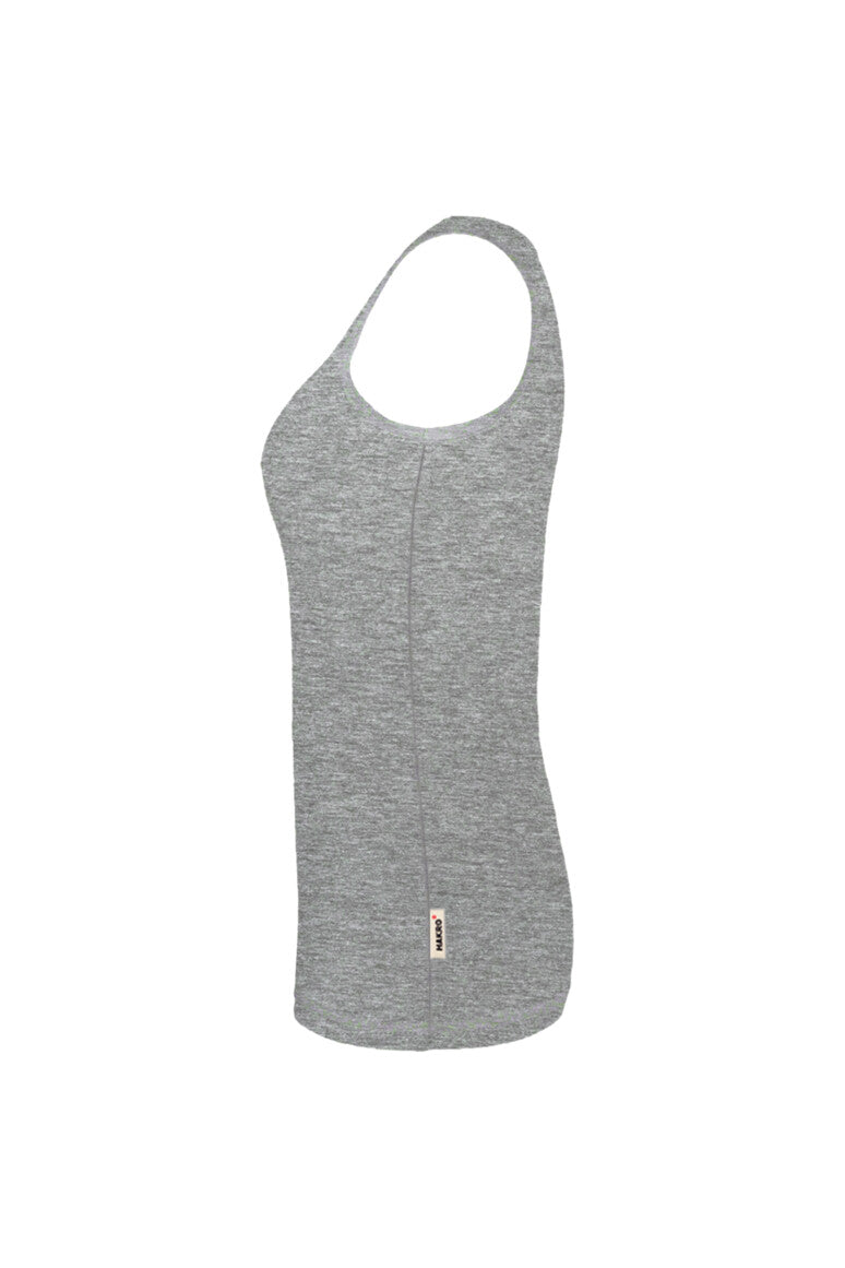 HAKRO Damen Tank-Top Classic - grau meliert