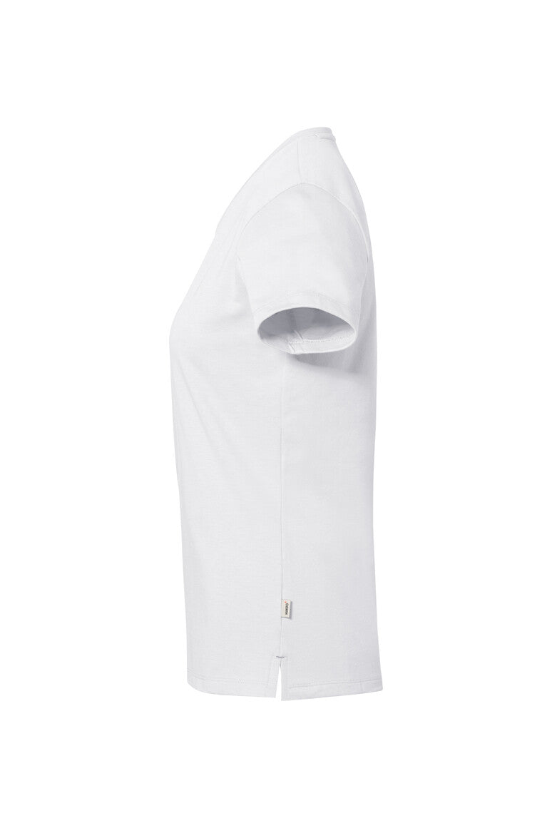 HAKRO COTTON TEC® Damen V-Shirt - weiß