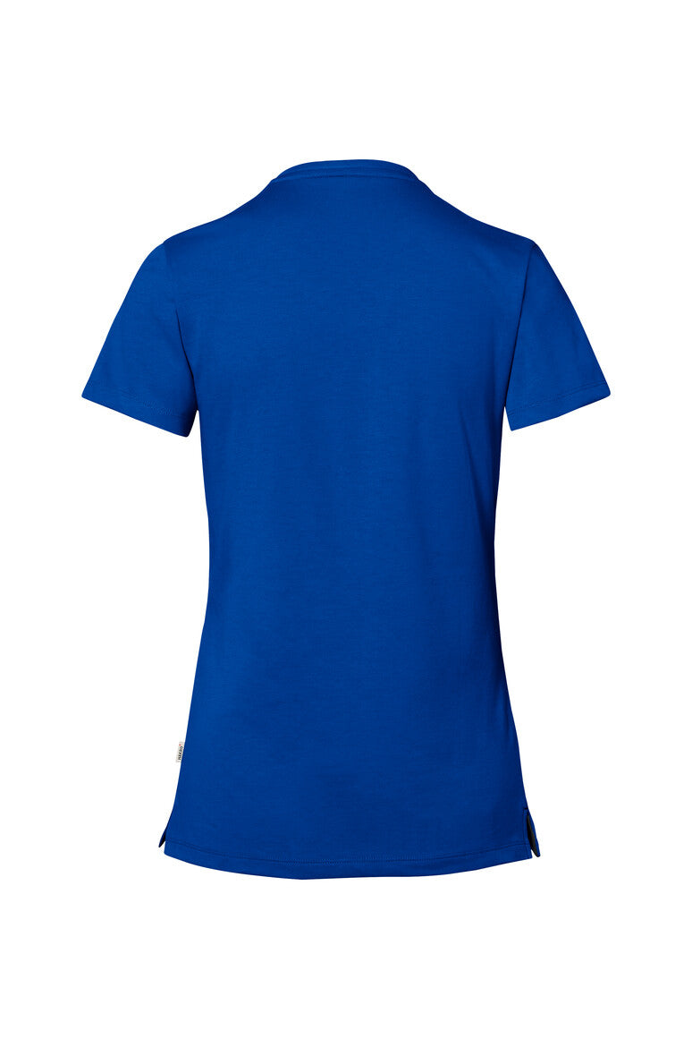 HAKRO COTTON TEC® Damen V-Shirt - royalblau