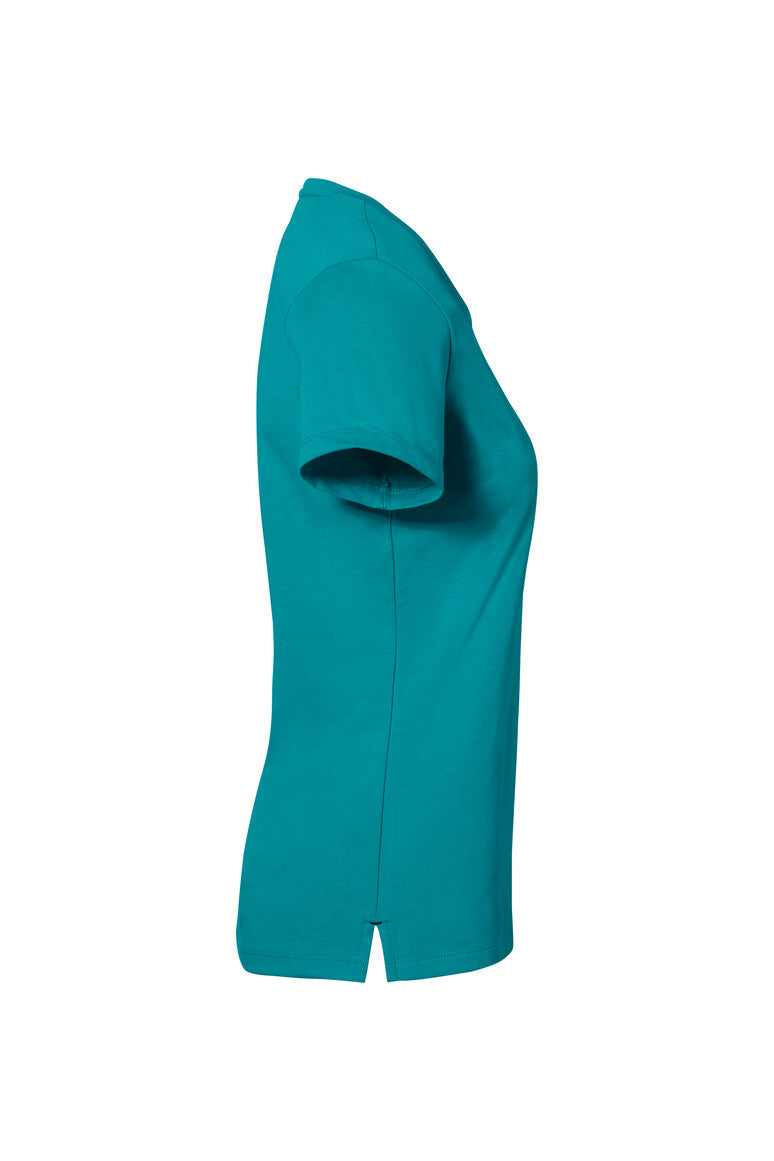 HAKRO COTTON TEC® Damen V-Shirt - smaragd